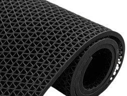 Зиг Заг черный 0,9х15м толщина 5,5мм