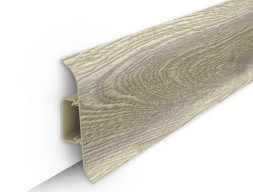 Плинтус Идеал Классик Дуб Латте 70 мм с центральной планкой длина 2,2м 20 шт