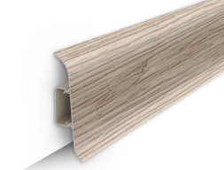 Плинтус Идеал Классик Дуб Палена 70 мм с центральной планкой длина 2,2м 20 шт