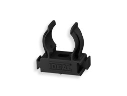 Держатель для труб универсальный 16мм  Идеал Черный 20 шт