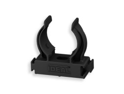 Держатель для труб универсальный 20мм  Идеал Черный 20 шт