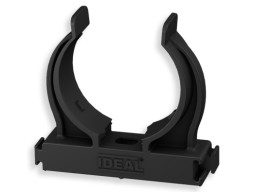 Держатель для труб универсальный 32мм  Идеал Черный 20 шт