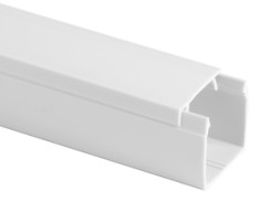 Кабель-канал Белый 40х40 мм с двойным замком Уралпак