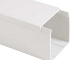 Кабель-канал Белый 60х60 мм с двойным замком Уралпак