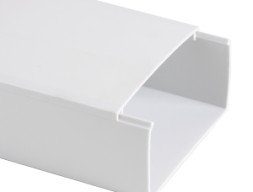 Кабель-канал Белый 80х40 мм с двойным замком Уралпак