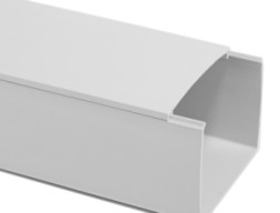 Кабель-канал Белый 80х60 мм с двойным замком Уралпак