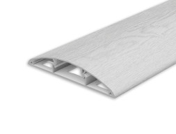 Наличник пластиковый 70мм 2,2м Идеал Дуб Айсберг полукруглый