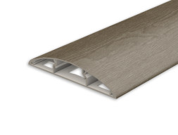 Наличник пластиковый 70мм 2,2м Идеал Дуб Мокко полукруглый