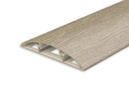 Наличник пластиковый 70мм 2,2м Идеал Дуб Северный полукруглый