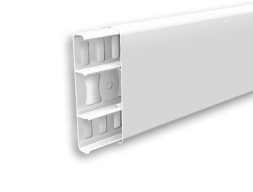 Наличник пластиковый 55мм 2,2м Деконика Белый прямой