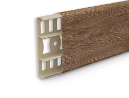 Наличник пластиковый 70мм 2,2м Деконика Дуб Рустик прямой