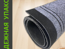 Дорожка Лидер 1х25м серая влаговпитывающая на резиновой основе