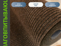 Влаговпитывающая дорожка Фаворит 1*2м коричневая